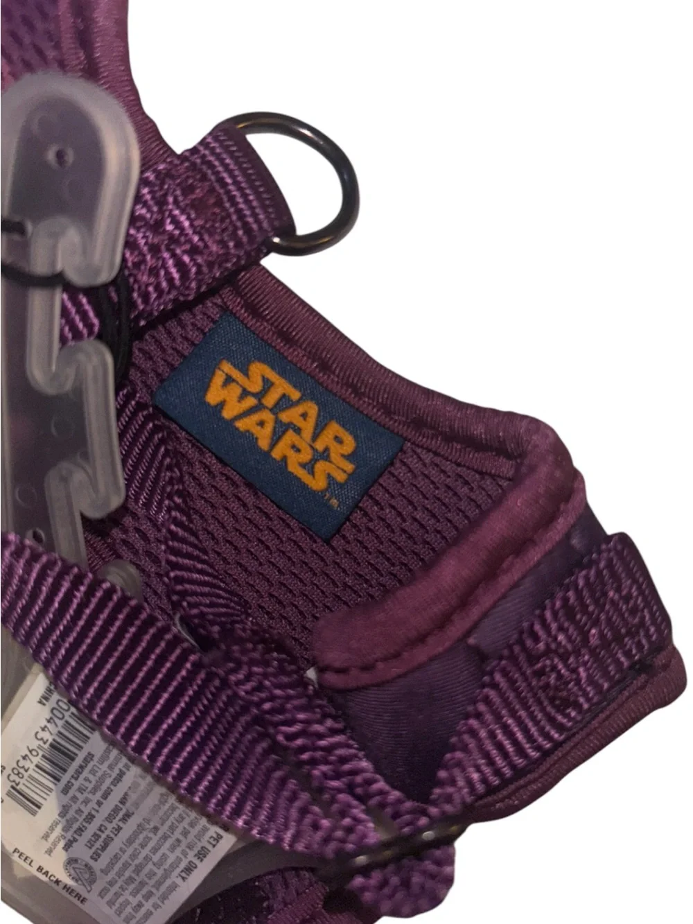 Star Wars Purple and Pink Small Pet Harness with Gold Accent